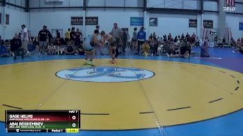 144 lbs Round 3 (3 Team) - Gage Helms, DARKHORSE WRESTLING CLUB vs Abai Beishembiev, RED LION WRESTLING CLUB