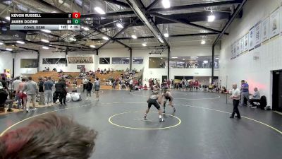 165 lbs Cons. Semi - Kévon Russell, Indiana Tech vs James Dozier, Marian