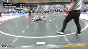 92 lbs Consi Of 8 #1 - Angel Arroyo, Red Star Wrestling Academy vs Cayden Carannante, Steel Valley Renegades