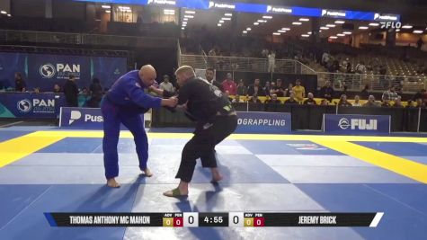 Jeremy Brick vs Thomas Anthony Mc Mahon 2025 Pan Jiu Jitsu IBJJF Championship