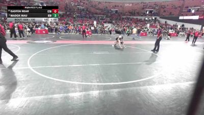 100 lbs 3rd Place Match - Easton Rear, RT Elite Wrestling vs Madox Mau, RT Elite Wrestling