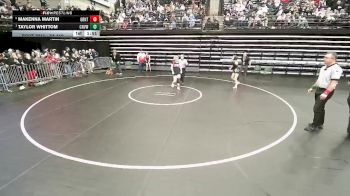 3A 110 lbs 5th Place Match - Makenna Martin, Grantsville vs Taylor Whittom, Canyon View