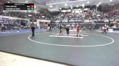 140 lbs Champ. Round 1 - Tara Weller, Mound City- Jayhawk Linn Hs vs Annabelle Soell, Gypsum-Southeast Of Saline HS