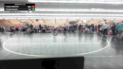 120 lbs Round Of 16 - Gage Preston, Muncy Valley vs Ethan Palski, Williamsport