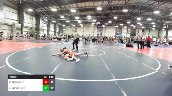 120 lbs Rr Rnd 3 - Blake Haines, Gettysburg vs Levi Johns, Warrior RTC