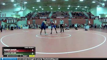 195 lbs Cons. Round 4 - Mason Grubb, Bloomington South Wrestling Cl vs Robert Baker, Highland Wrestling Club