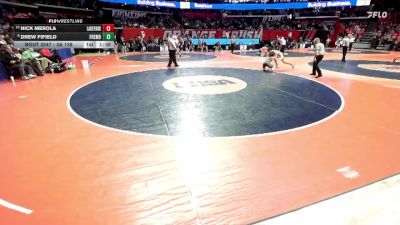 3A 138 lbs Cons. Round 2 - Drew Fifield, Palatine (Fremd) vs Nick Merola, Roselle (Lake Park)