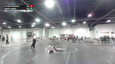 74 lbs Quarterfinal - Ryland Ferguson, King Select vs Brody Luzano, Inland Elite WC