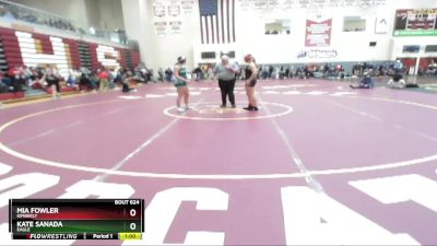 145 lbs Cons. Round 5 - Kate Sanada, Eagle vs Mia Fowler, Kimberly