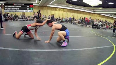 120 lbs Round Of 64 - Nolan Montelongo, Riverside Rascal vs Ryleigh Maxfong, Knights WC
