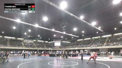 140 lbs Quarterfinal - Tyheime Bell, Arendtsville vs Kolton Sheppard, Bridgeton