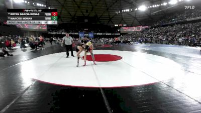 Boys 2A 106 lbs Cons. Round 4 - Marcos Moran, Toppenish vs Bryan Garcia Rosas, Prosser