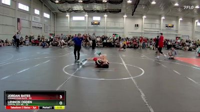 98 lbs Round 3 (6 Team) - Jordan Bates, Youngstown Elite vs Lennon Ogden, Capital City WC