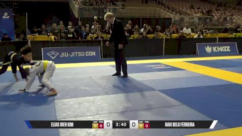 Ravi Belo Ferreira vs Elias Ireh Kim 2025 Pan Kids Jiu-Jitsu IBJJF Championship