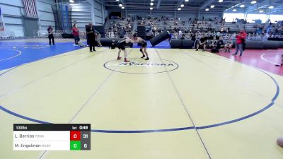 100 lbs Final - Lucas Barrios, POWA vs Micah Engelman, Mat Assassins Black