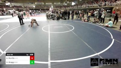 95 lbs Quarterfinal - Andrew Murillo, La Gente WC vs Hudson Bragg, Bearcave WC