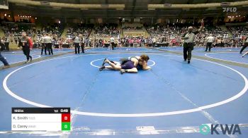 195 lbs Consi Of 4 - Kaleb Smith, Tulsa Blue T Panthers vs Dayton Carey, Anadarko