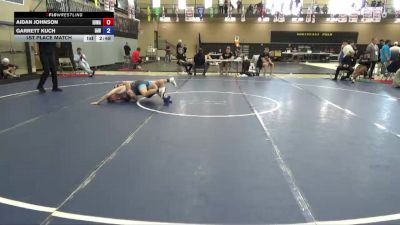 132-4th Place 1st Place Match - Garrett Kuch, Immortal Athletics WC vs Aidan Johnson, Iowa