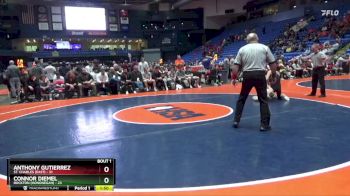 165 lbs Quarterfinals (8 Team) - Anthony Gutierrez, St. Charles (East) vs Connor Diemel, Rockton (Hononegah)