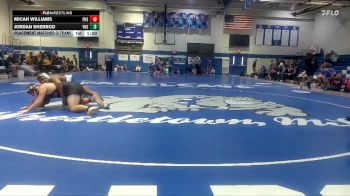 285 lbs Placement Matches (8 Team) - Jordan Sherrod, Vancleave High School vs Micah Williams, Picayune High School