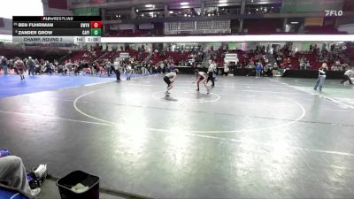 138 lbs Champ. Round 2 - Zander Grow, Capital vs Ben Fuhriman, Owyhee