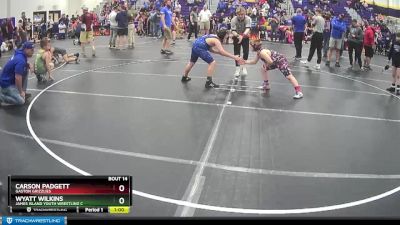 105 lbs Round 1 - Wyatt Wilkins, James Island Youth Wrestling C vs Carson Padgett, Gaston Grizzlies