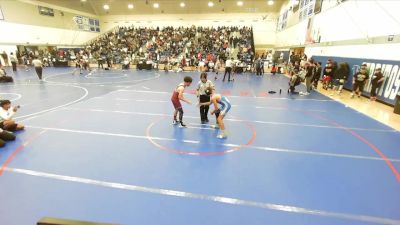 113 lbs Champ. Round 2 - Gabriel Saldanha, Rancho Bernardo Wrestling vs Christopher Andrade, La Quinta High School
