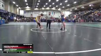 145 lbs Quarterfinals (8 Team) - Caden Sterling, Papillion-La Vista vs Westin Sherlock, Lincoln East