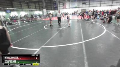 85 lbs Champ. Round 2 - Adam Walker, NC Wrestling Factory vs Weston Lee, Defiant Wrestling