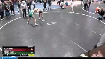 126 lbs Cons. Round 3 - Isaac Kane, Medical Lake vs Reilly Saxe, Lakeland High School