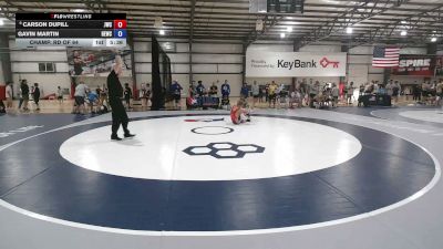 57 kg Champ. Rd Of 64 - Carson Dupill, Jackrabbit Wrestling Club vs Gavin Martin, Husky Elite Wrestling Club