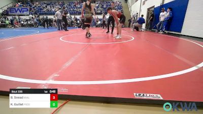 96 lbs Consi Of 4 - Bentyn Snead, Barnsdall vs Kannon Guillet, Pocola Youth Wrestling