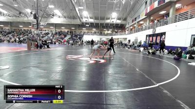 110 lbs Cons. Round 7 - Sophia Cornish, Colorado Mesa vs Samantha Miller, McKendree University