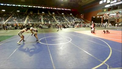 109 lbs Consi Of 8 #1 - Tatum Branson, Camel Kids vs Parker Hill, Eastside United WC