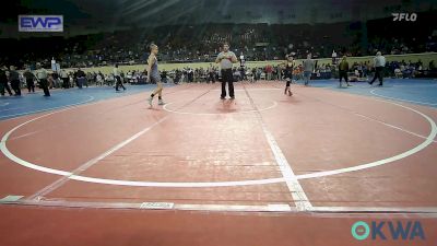 105 lbs Consi Of 8 #2 - Toby Shield, Wyandotte Youth Wrestling vs Ayden Wagner, Choctaw Ironman Youth Wrestling