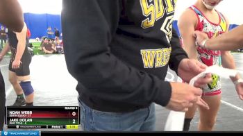 145 lbs Round 4 (8 Team) - Jake Dolan, Ohio Titan vs Noah Webb, Death Squad