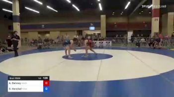 65 kg Consi Of 4 - Ashley Dehney, Massachusetts Wrestling Association vs Sarah Henckel, Team Tugman Wrestling Club