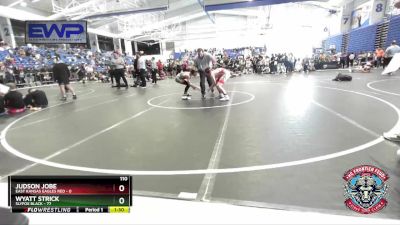 110 lbs Round 2 (4 Team) - Judson Jobe, East Kansas Eagles Red vs Wyatt Strick, Slyfox Black