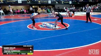 4A-106 lbs Cons. Round 2 - Kaden Taylor, Heritage-Catoosa vs Tristan Yarbrough, Wayne County HS