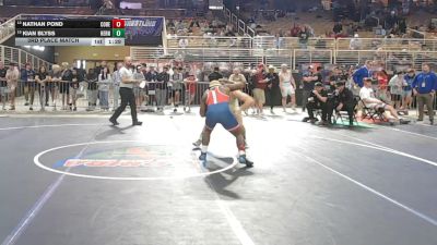 190 1A 3rd Place Match - Nathan Pond, Cocoa Beach vs Kian Blyss, Hernando