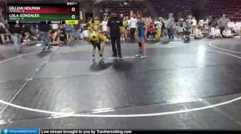 W-106 lbs Round 1 (4 Team) - Gillian Holman, Team WY vs Lola Gonzales, Team CO