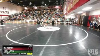 120 lbs Champ. Round 1 - Tai McBride, Jackson Hole vs Keira Littau, Kelly Walsh