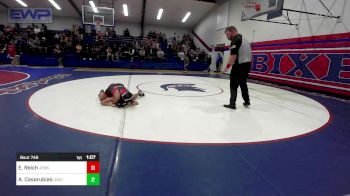 117 lbs Rr Rnd 3 - Ella Reich, Jenks Middle School Girls Wres vs Aileen Casarubias, Union Girls