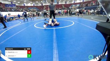 70 lbs Consi Of 4 - Corbin Hawkins, Noble Takedown Club vs Jake Johnson, Pauls Valley Panther Pinners