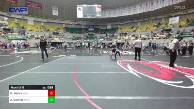 55 lbs Round Of 16 - Nicholas Henry, Benton Parks Youth Wrestling vs Adriel Sumler, Mighty Bluebirds Wrestling