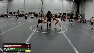 88 lbs Round 1 (4 Team) - Alexander Fernandez, Warhawks vs Matteo Danise, Mat Assassins