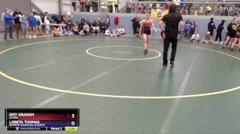 65 lbs 2nd Place Match - Amy Graham, Alaska vs Loreta Thomas, Interior Grappling Academy