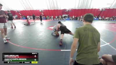 215 lbs Round 1 (6 Team) - Sami Abdallah, Rochester Century vs Marcus Kurth-Benson, Buffalo