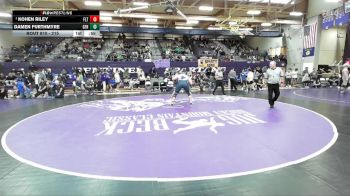 215 lbs Cons. Semi - Damen Furthmyre, Great Falls High/MSDB, MT vs Kohen Riley, Flathead