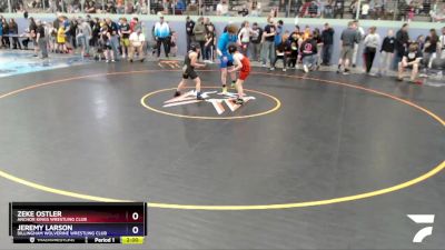 84 lbs Round 1 - Zeke Ostler, Anchor Kings Wrestling Club vs Jeremy Larson, Dillingham Wolverine Wrestling Club